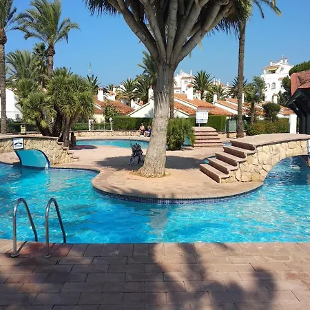 2 Hab Cerca Piscina Toboganes. Wifi Gratis Willa Denia